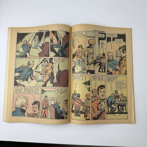 Vintage Classics Illustrated #148 The Buccaneer 1959 Comic Book #1 1950s‎ T63 - Picture 4 of 5